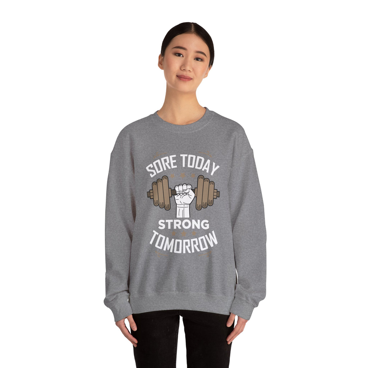 Sweat-shirt unisexe Sore Today Strong Tomorrow 