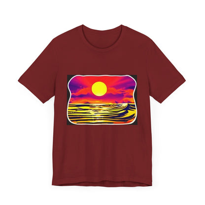 RCNSONS Unisex Short Sleeve Sunset Tee