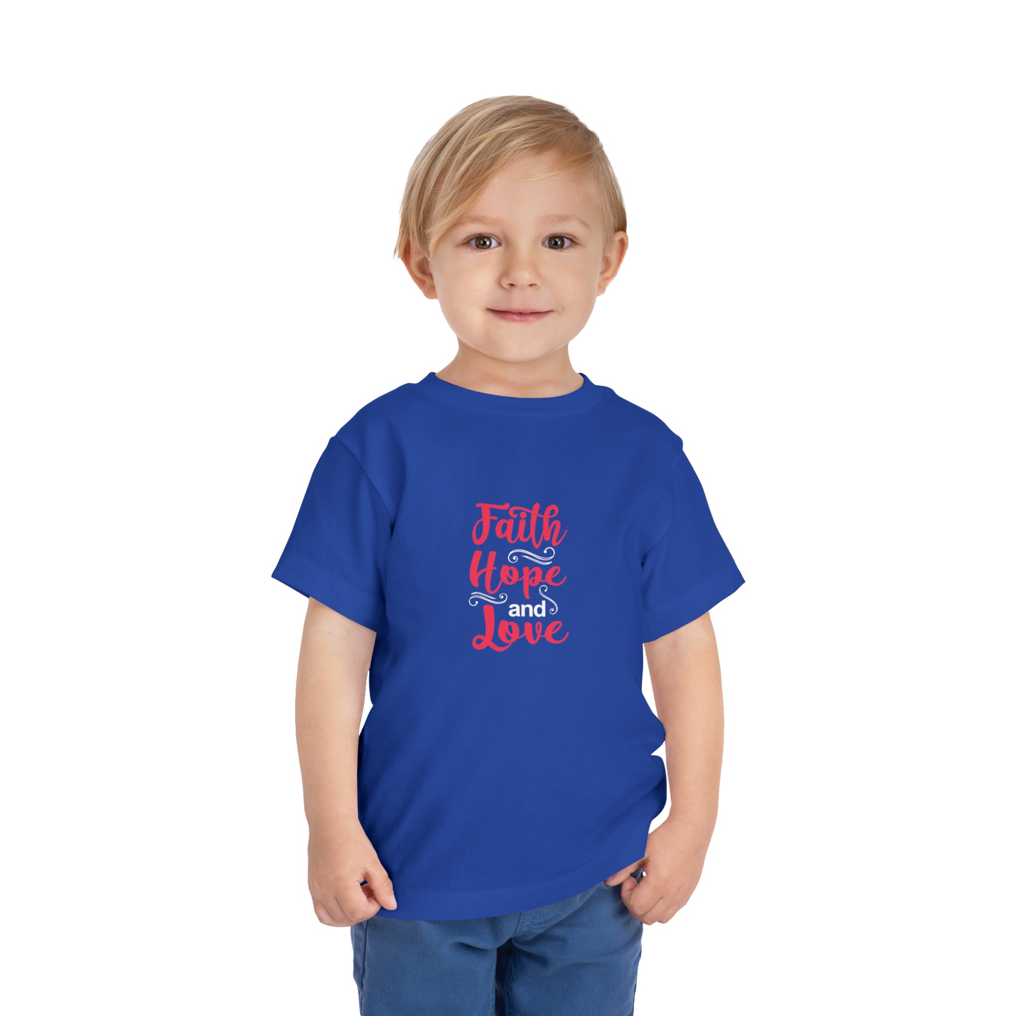 T-shirt pour tout-petits Faith Hope And Love 