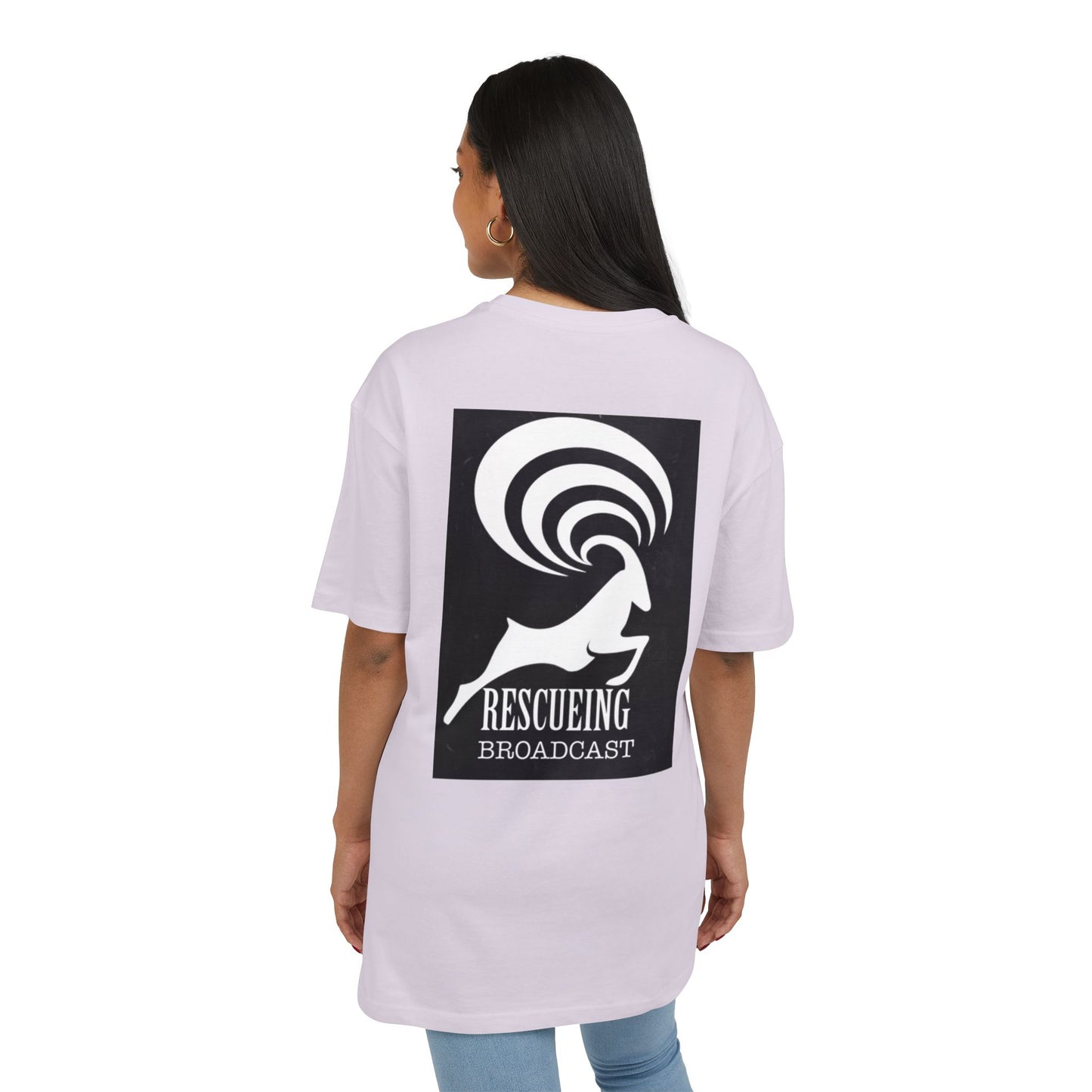 Oversize Tee - Rescuing Broadcast Bold