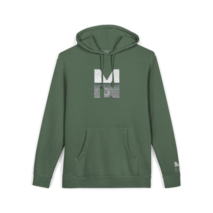 Pigment-Dyed Hoodie with Embroidery Unisex Printify