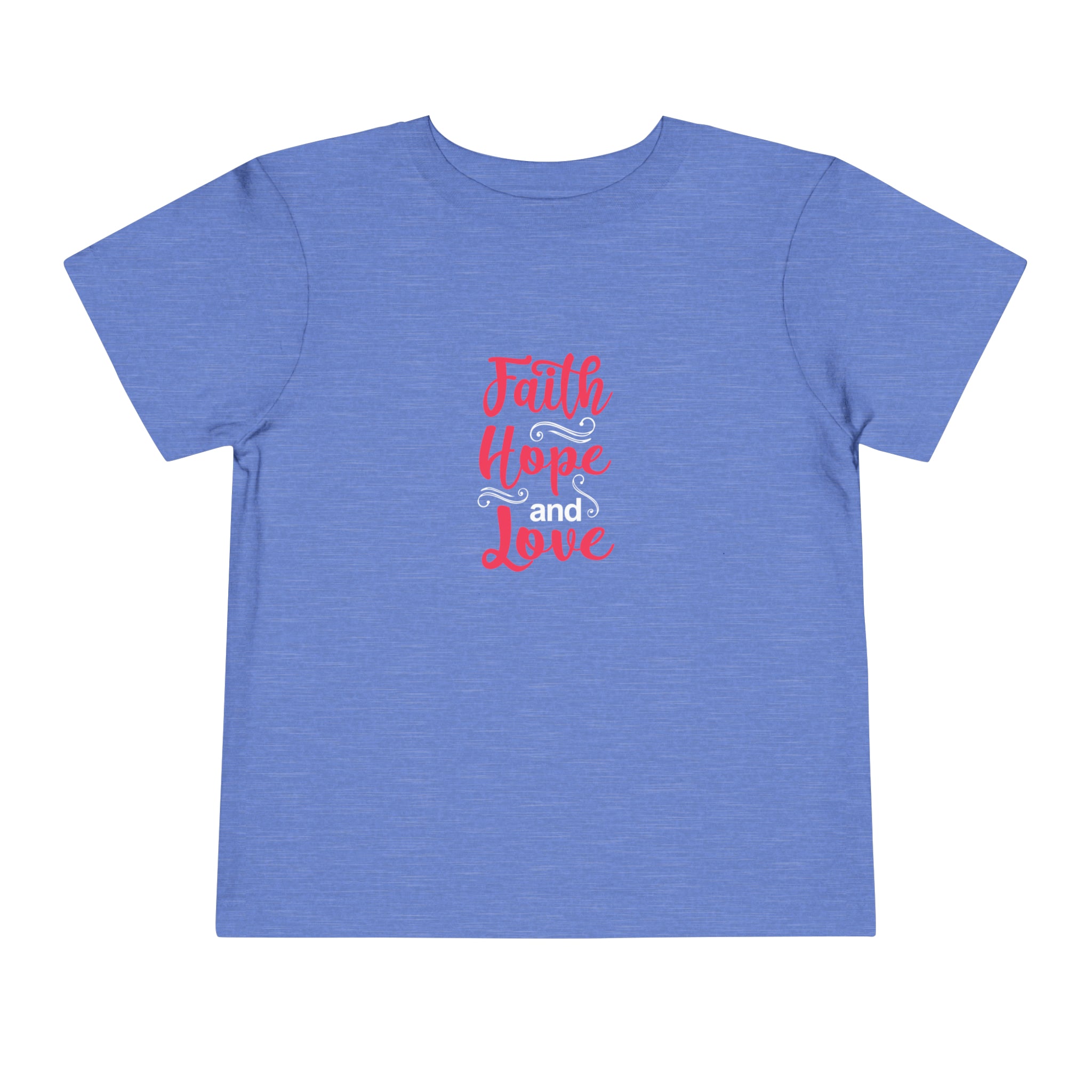 T-shirt pour tout-petits Faith Hope And Love 