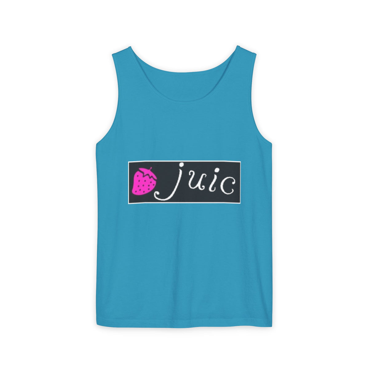 Juice-Themed Unisex Tank Top, Perfect for Summer Outings, Pool Parties, and Fruit Lovers