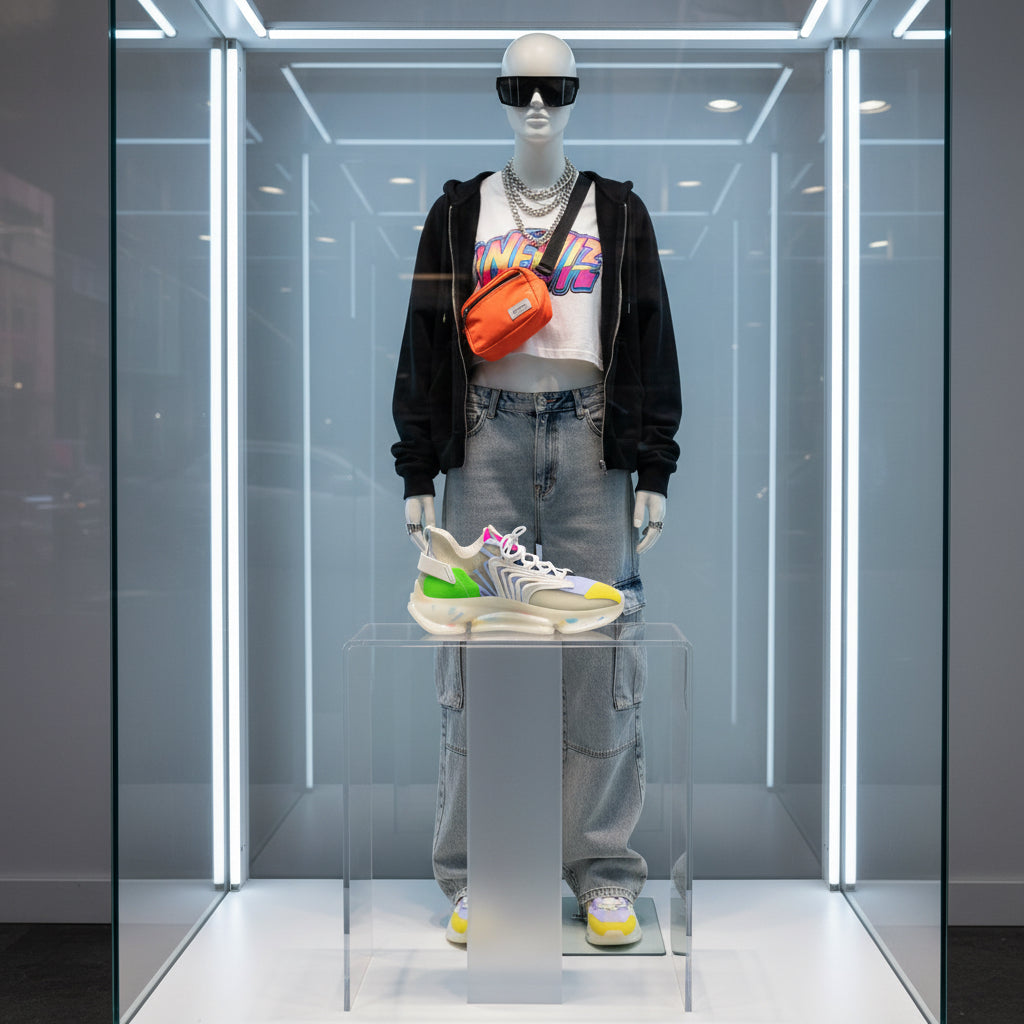 Men's Mesh Sneakers Printify