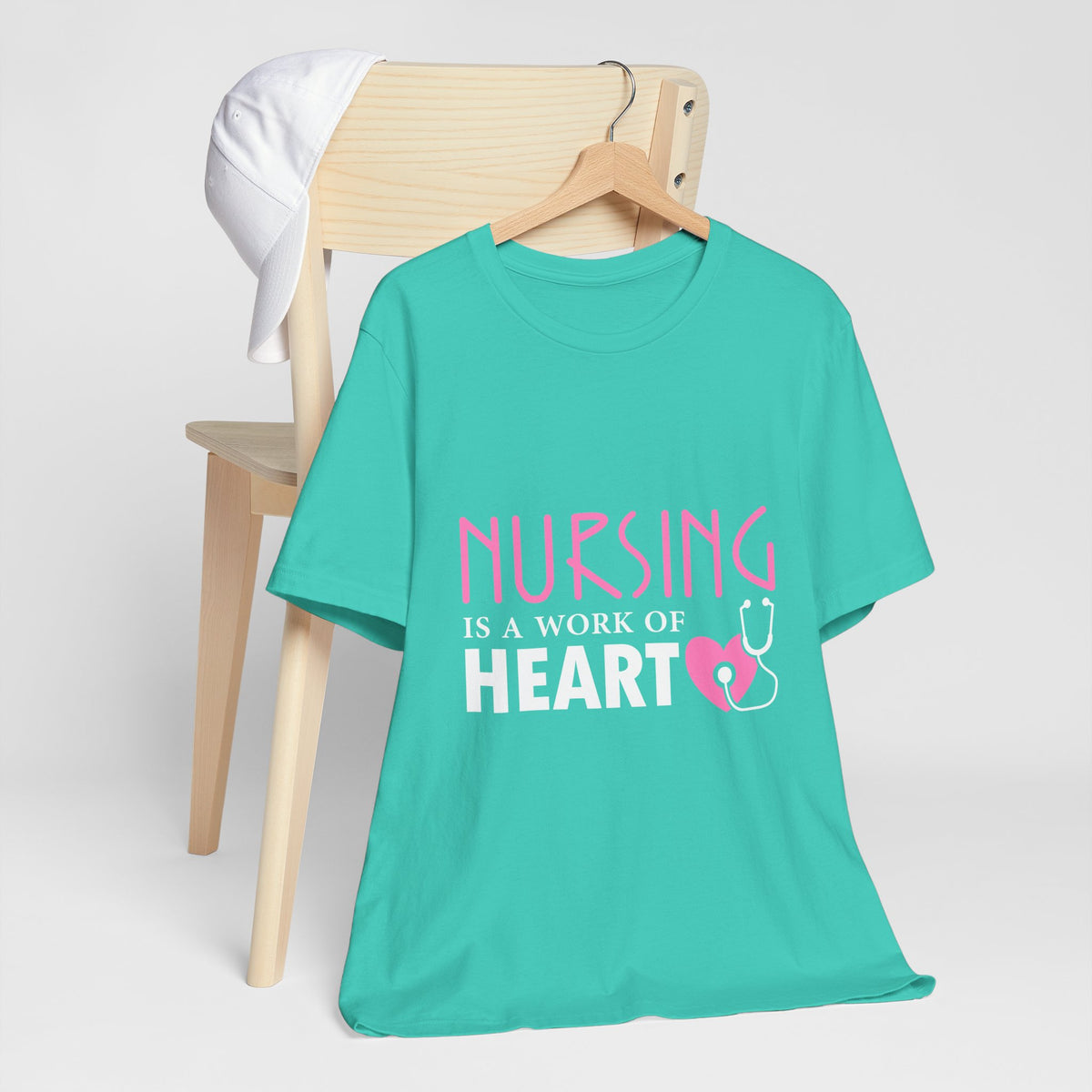 Nursing Is A Work Of Heart Unisex Tee