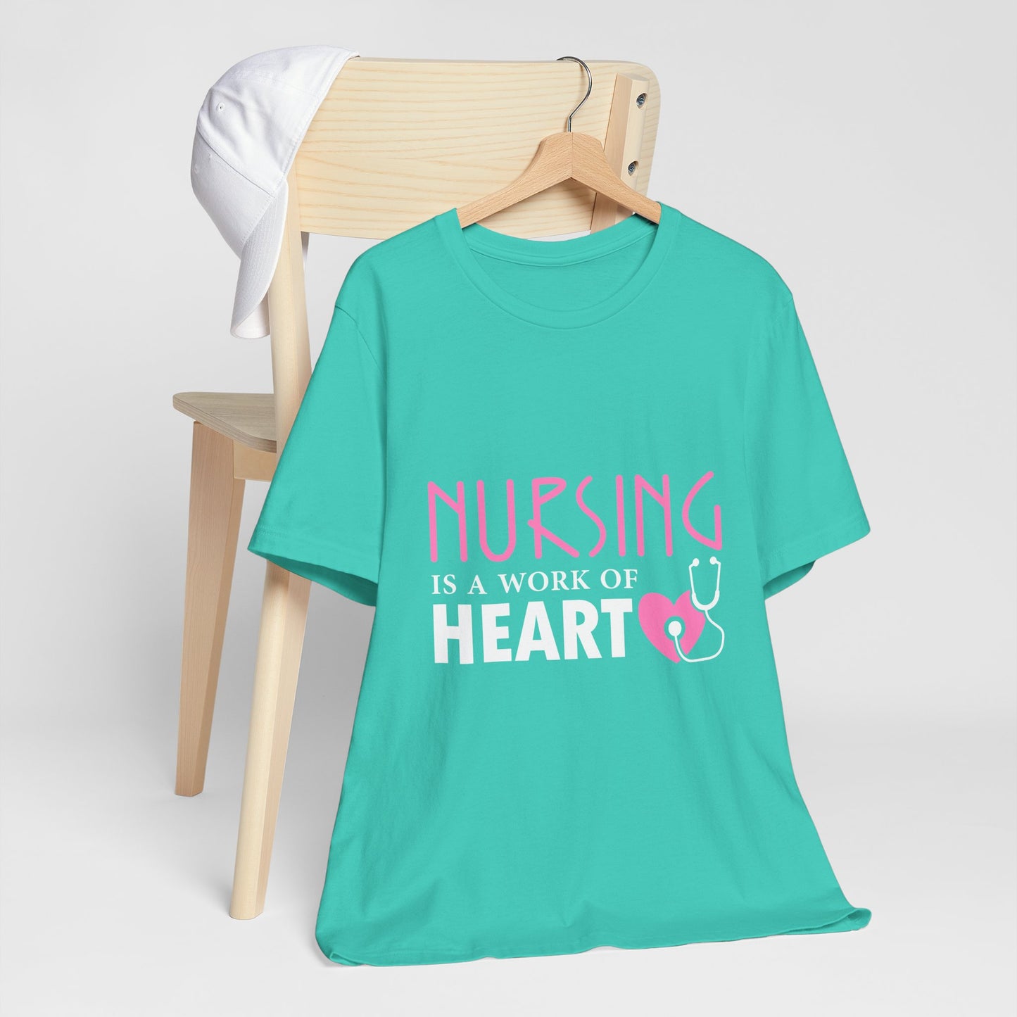 Nursing Is A Work Of Heart Unisex Tee
