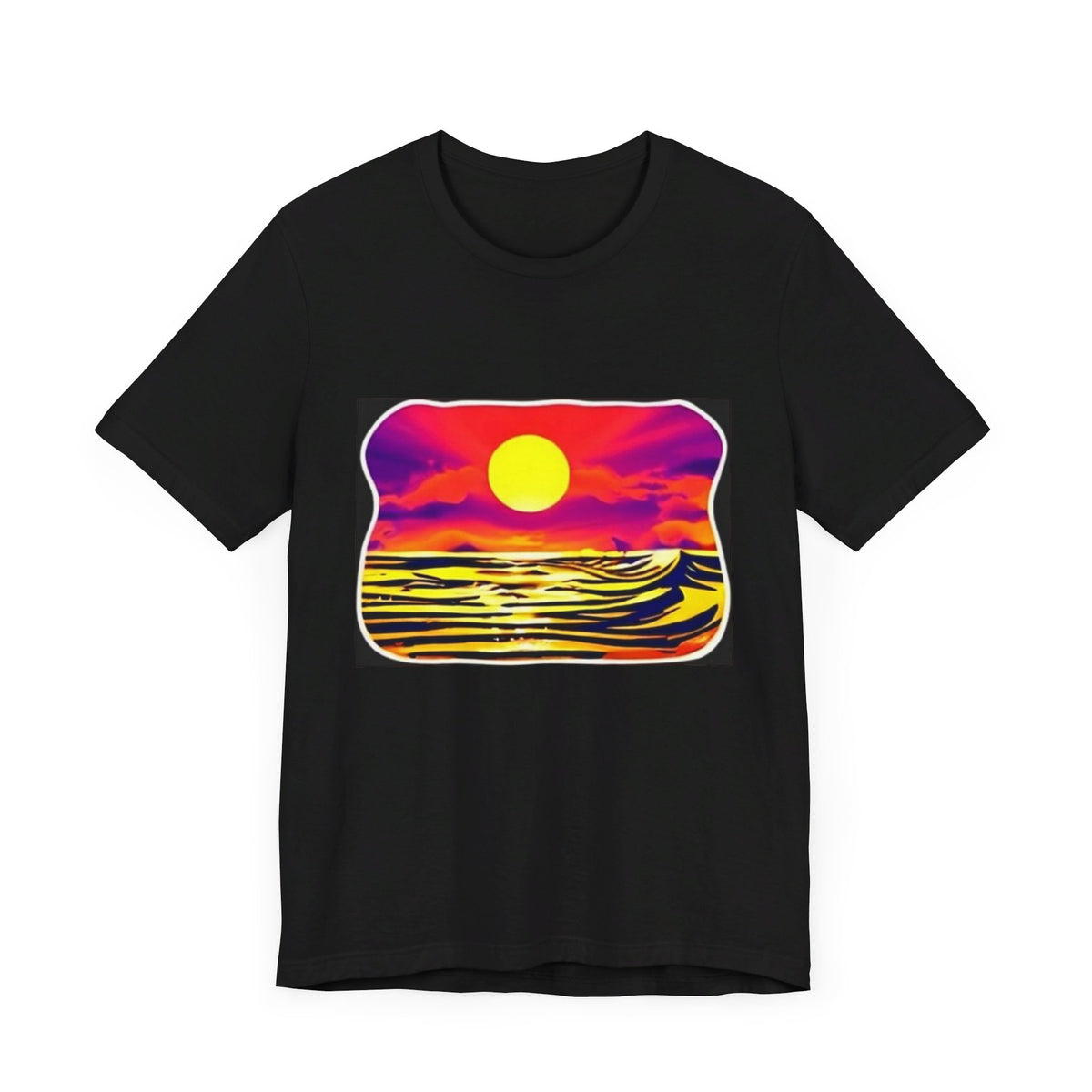 RCNSONS Unisex Short Sleeve Sunset Tee