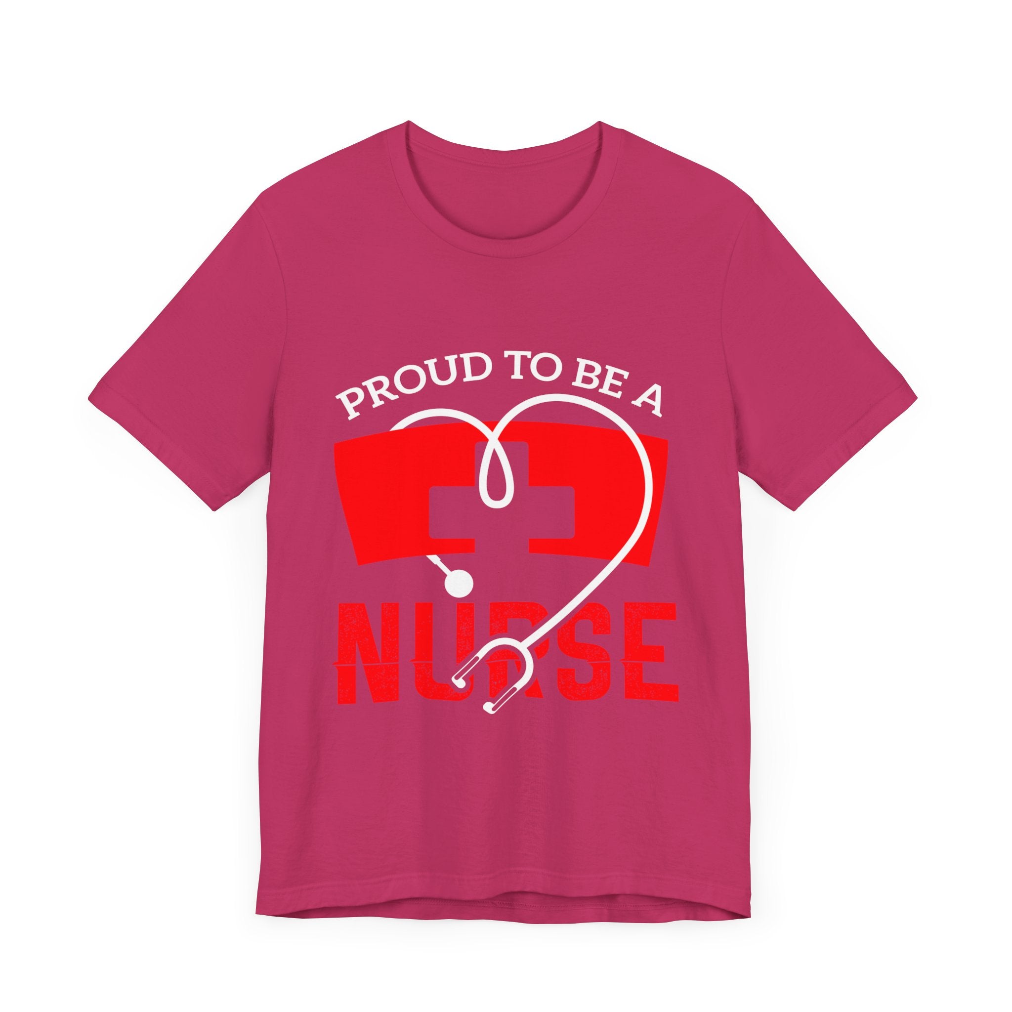 Fier d’être un tee-shirt unisexe infirmière 