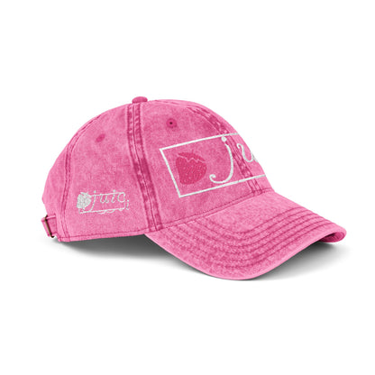 Embroidered Vintage Cap - Juic Cap Design