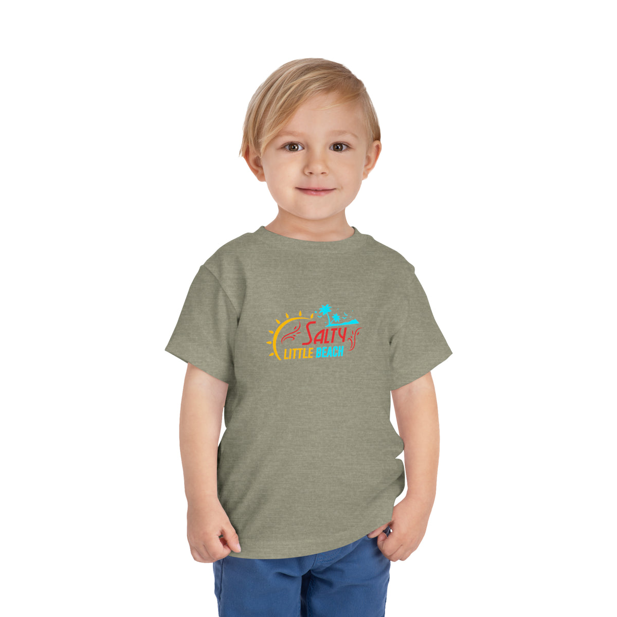T-shirt pour tout-petits Salty Little Beach 