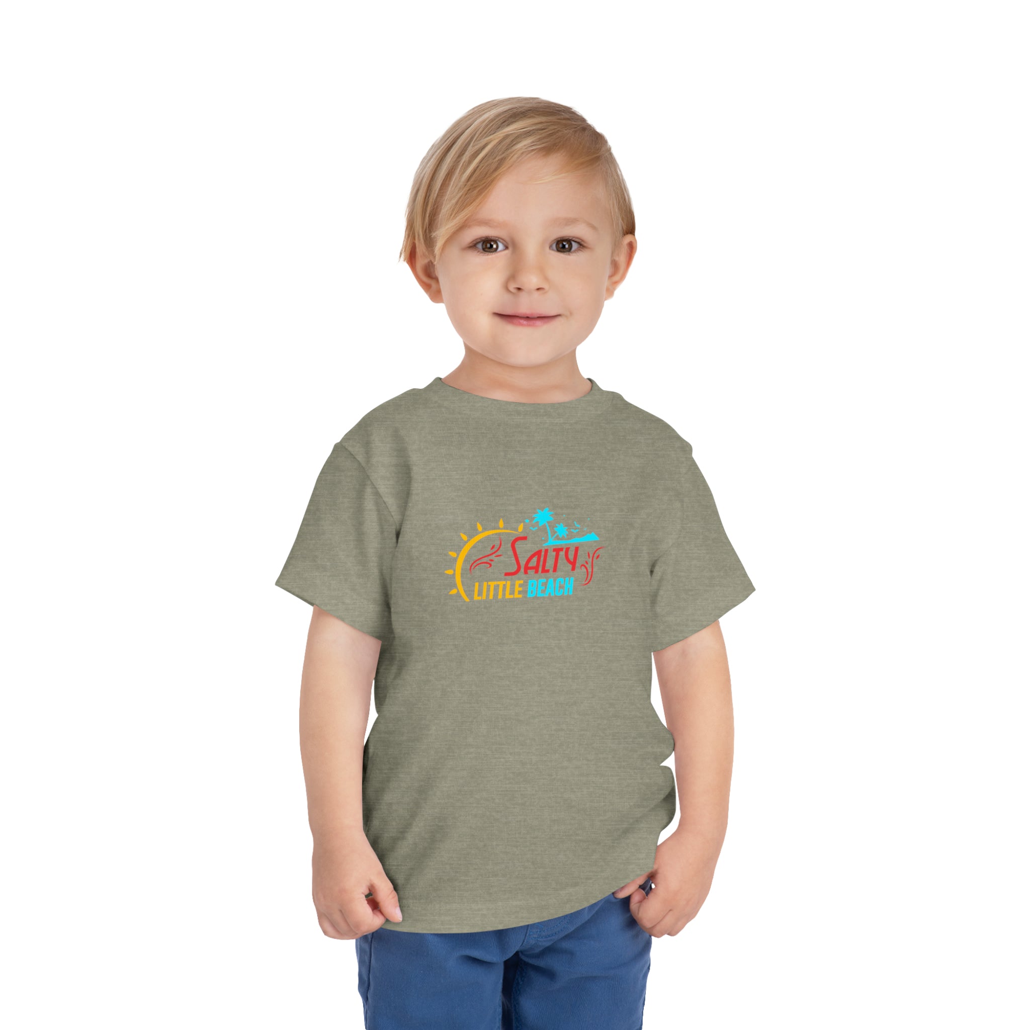 T-shirt pour tout-petits Salty Little Beach 