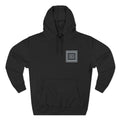Fleece Hoodie with Quadrat Embroidery