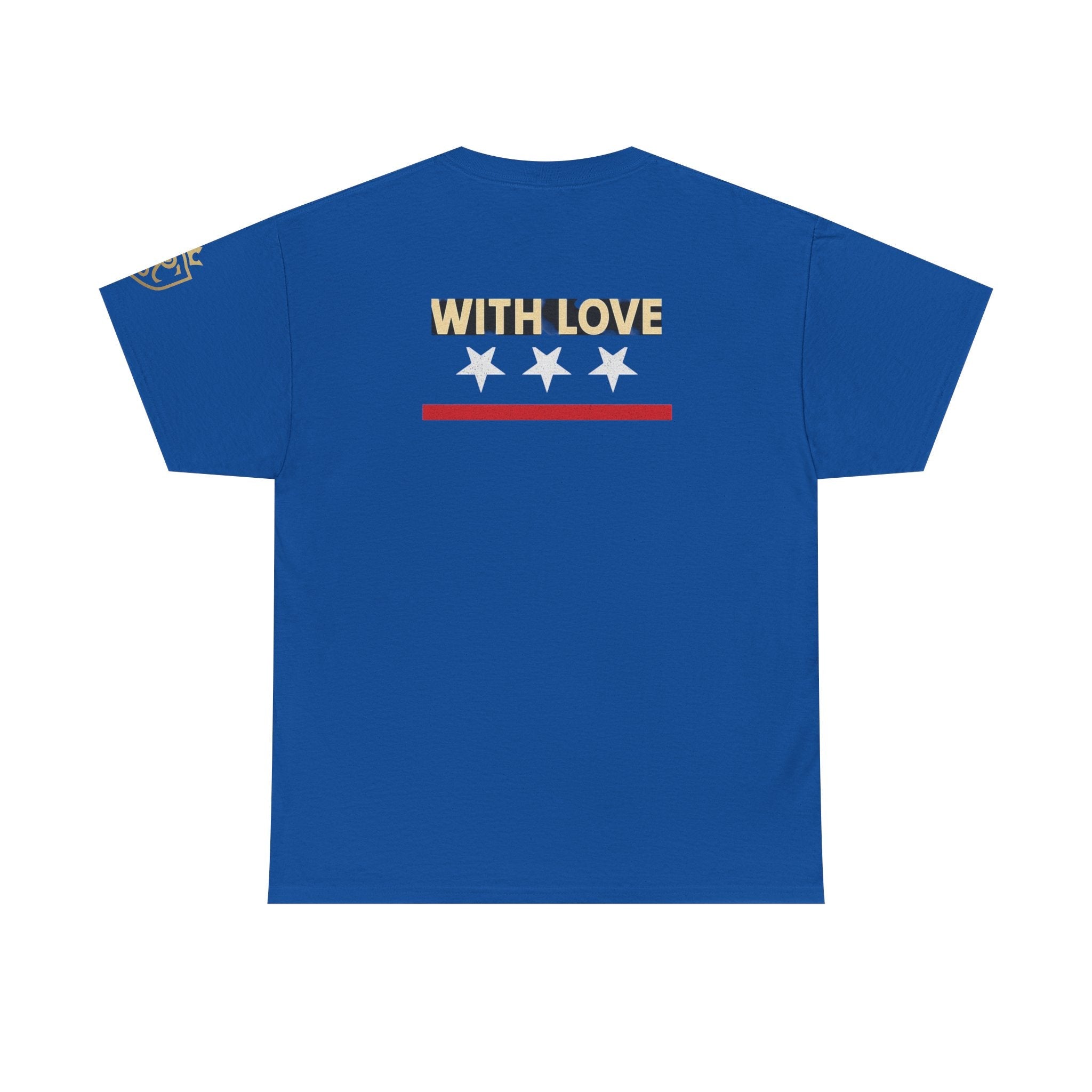 Stylish Unisex Heavy Cotton Tee - 'With Love' Statement Shirt, Casual Wear, Gift for Her, Gift for Him, Everyday Comfort Printify