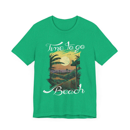 Il est temps d’aller à la plage Tee-shirt unisexe 