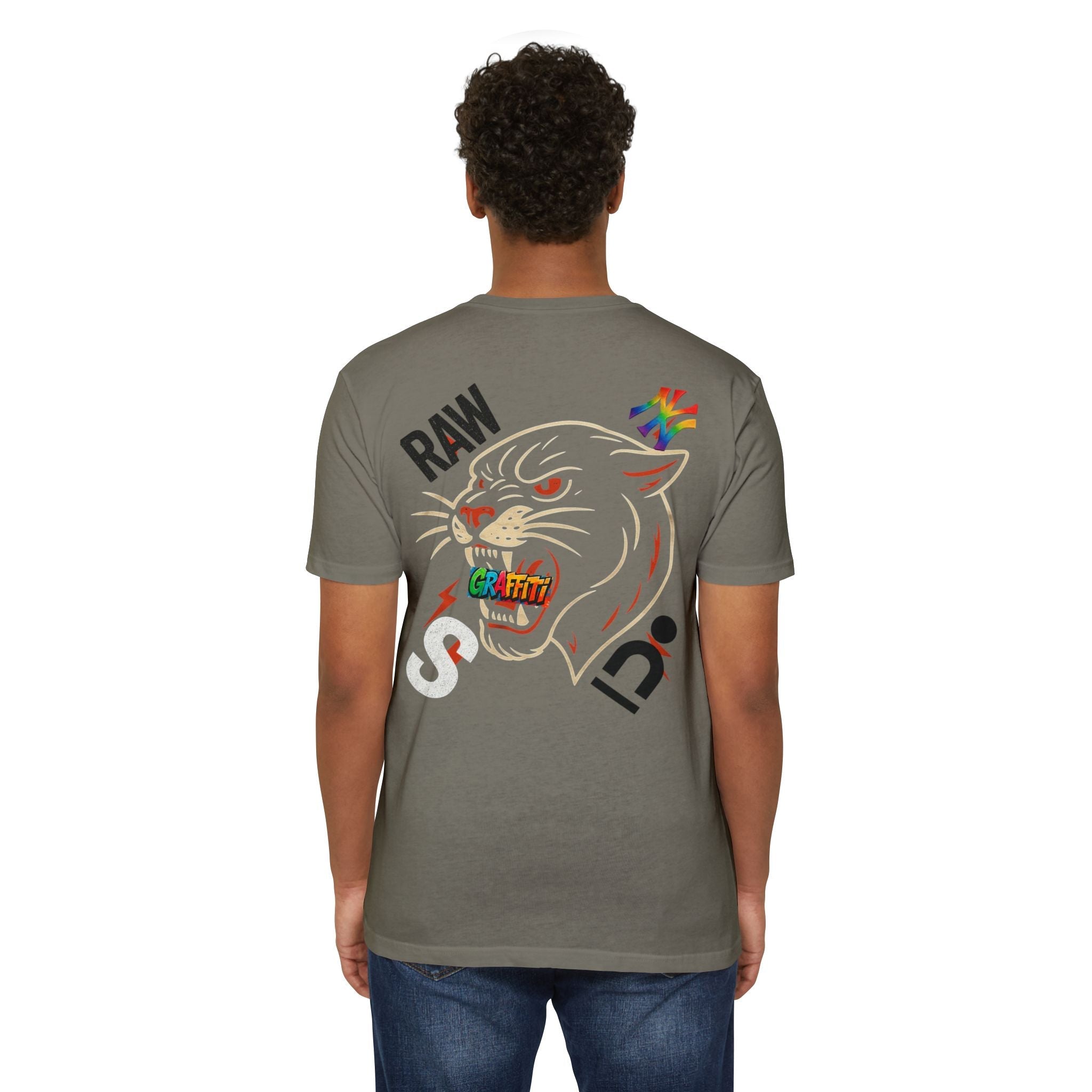 Urban Graffiti Panther T-Shirt | Cool Graphic Tee, Streetwear, Unisex Fashion, Casual Wear, Graphic T-shirt Printify