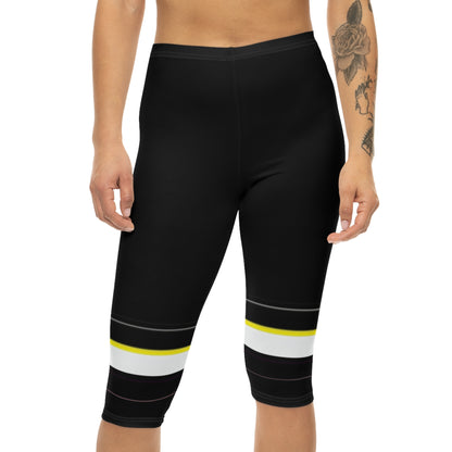 Striped Capri Leggings