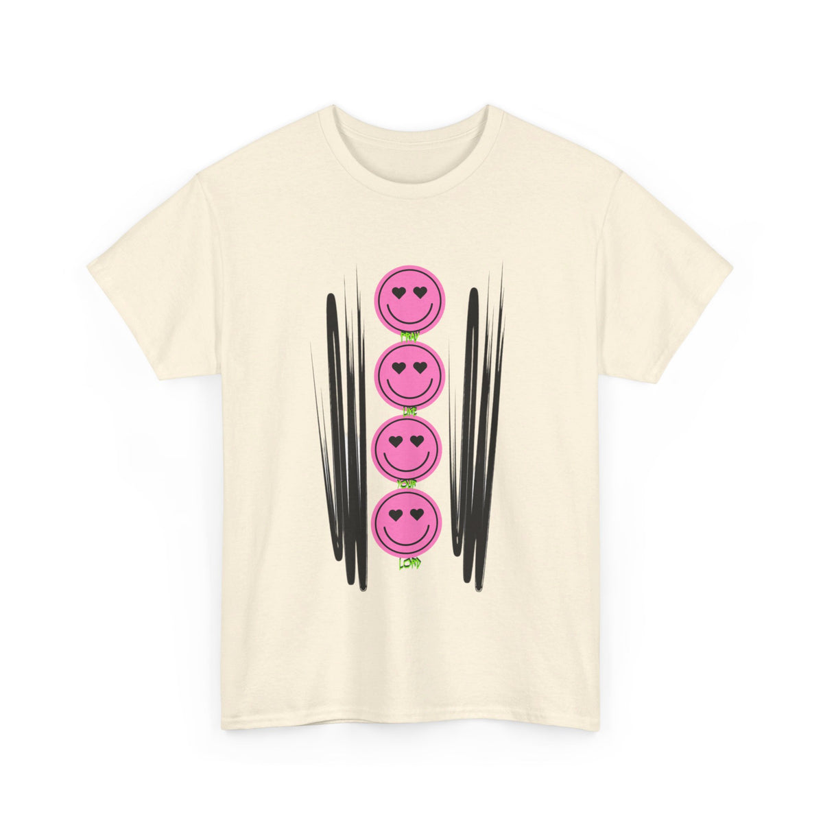 RCNSONS Unisex Heavy Cotton Smileys Tee