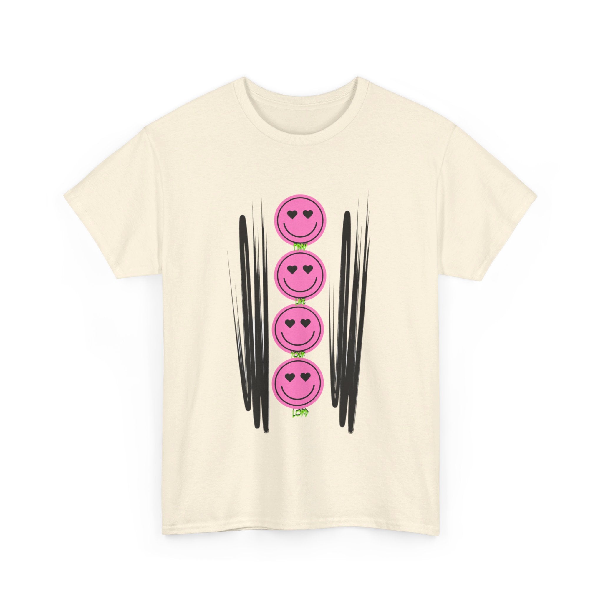 RCNSONS Unisex Heavy Cotton Smileys Tee
