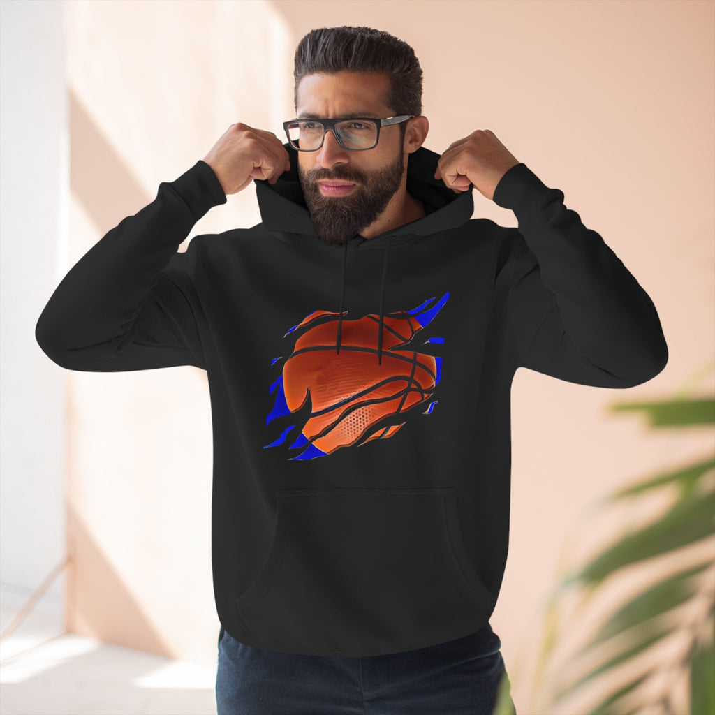 RCNSONS Unisex Three-Panel Fleece ‚Baseball‘ Hoodie