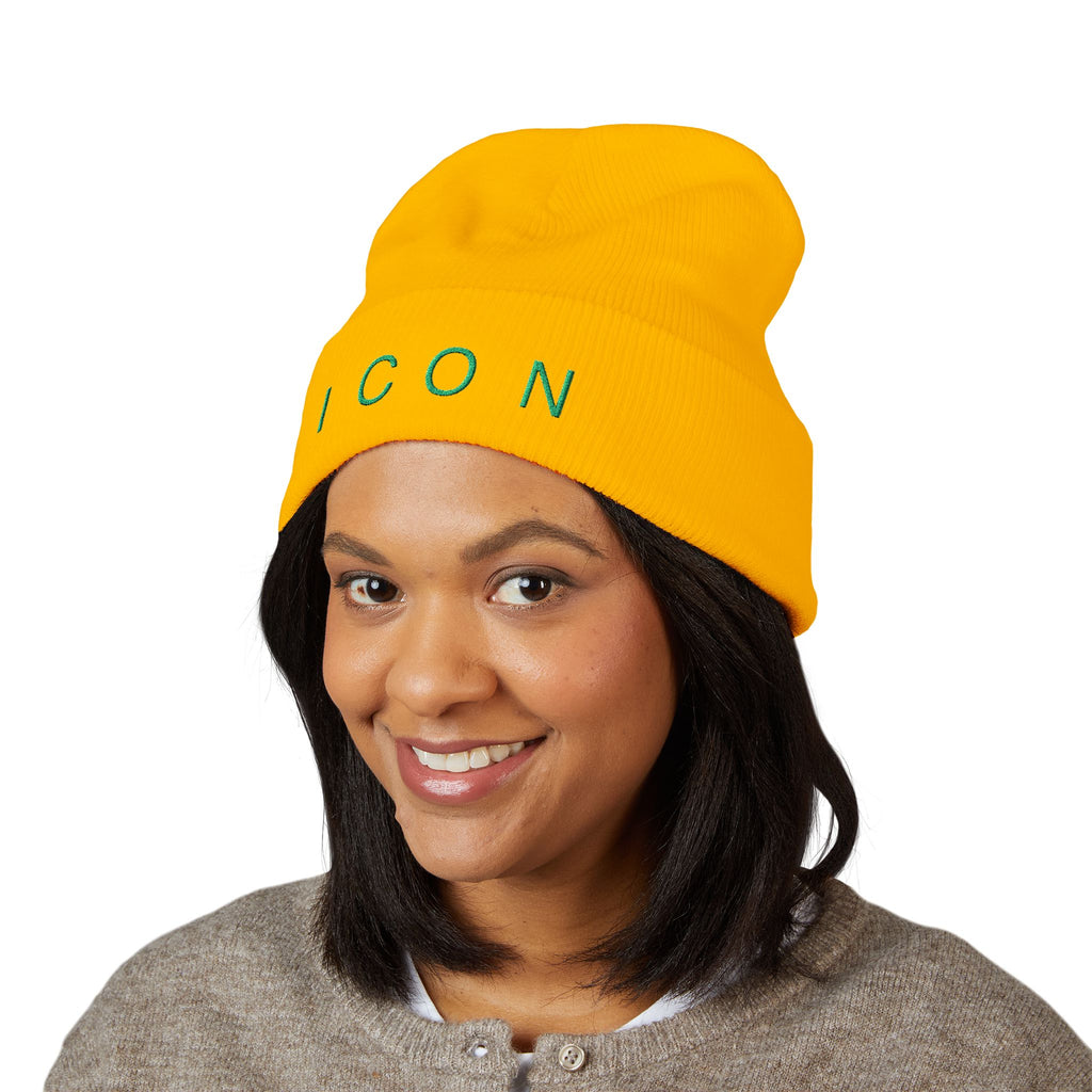 Beanie Icon Embroidered Cuffed Beanie
