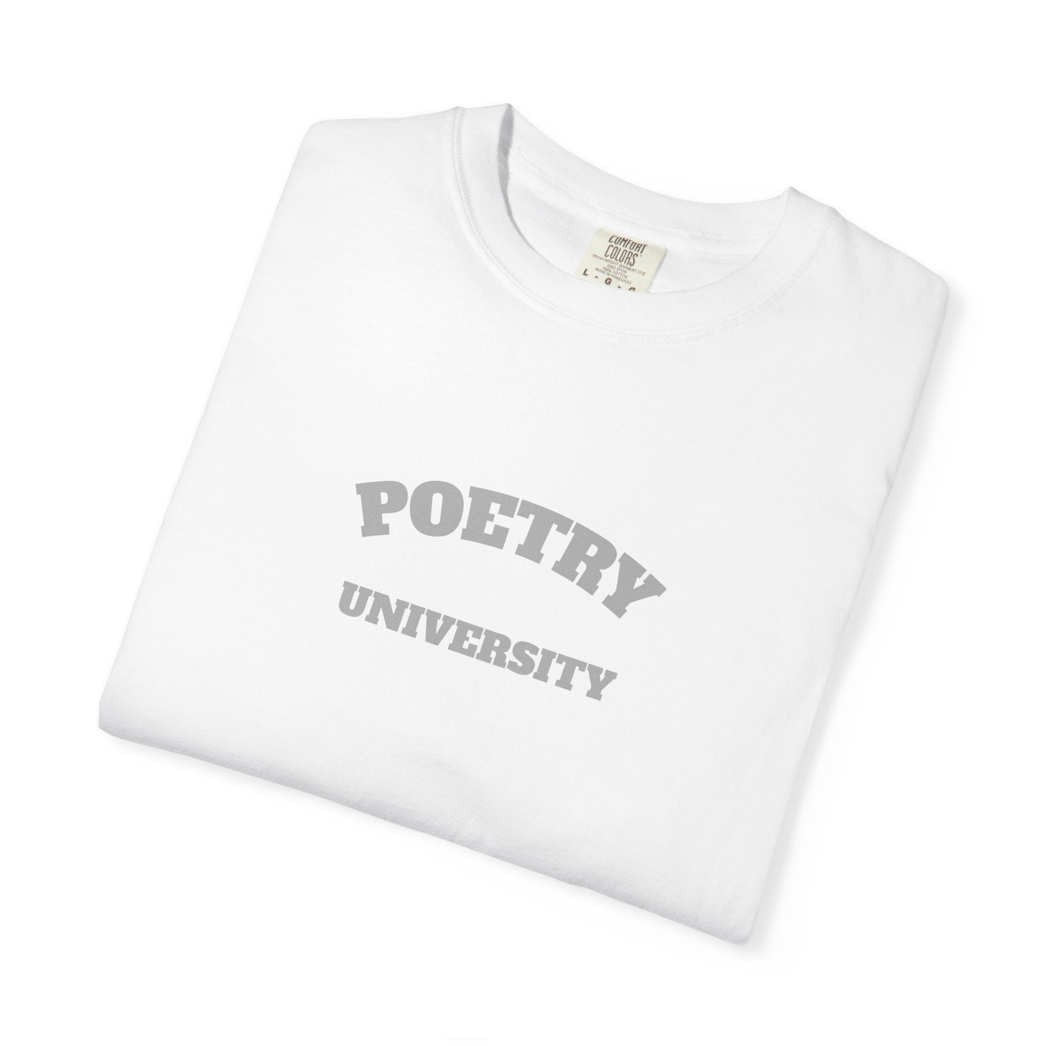 Poetry Unisex T-Shirt | Comfortable Gift for Writers, Literature Lovers, Bookworms, Creative Souls, Everyday Wear