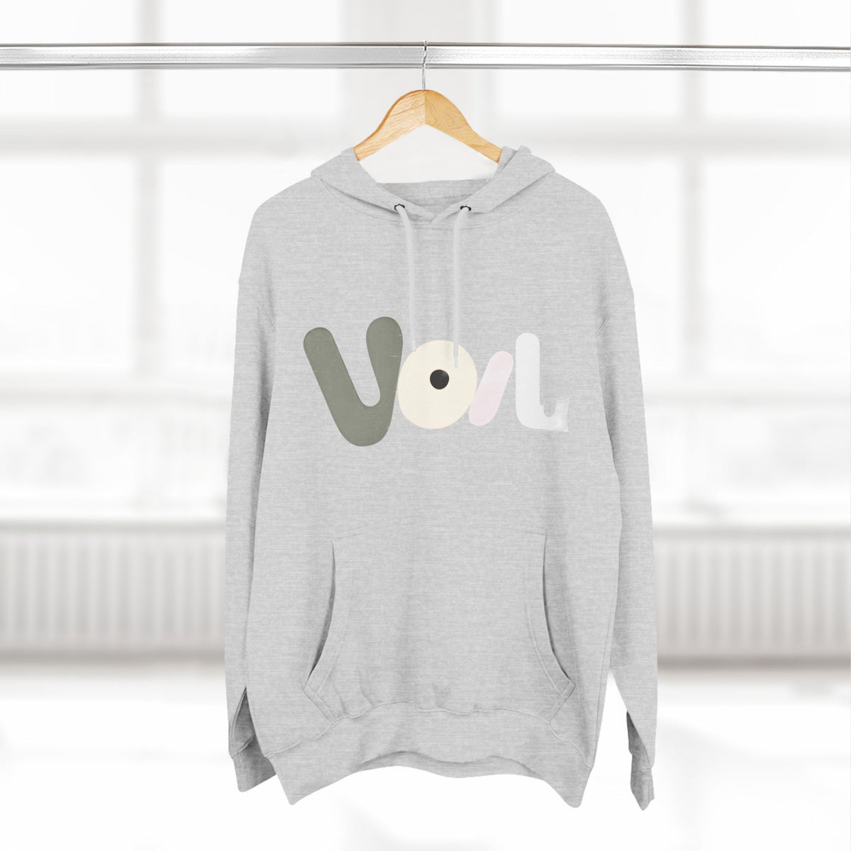 Voila Three-Panel  Hoodie