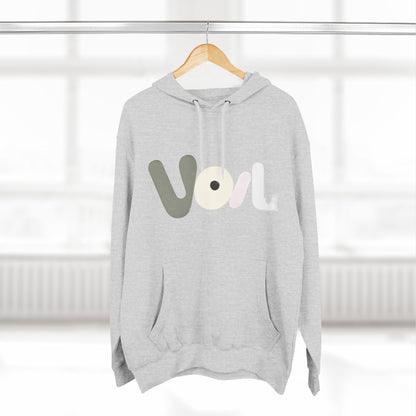 Voila Three-Panel  Hoodie