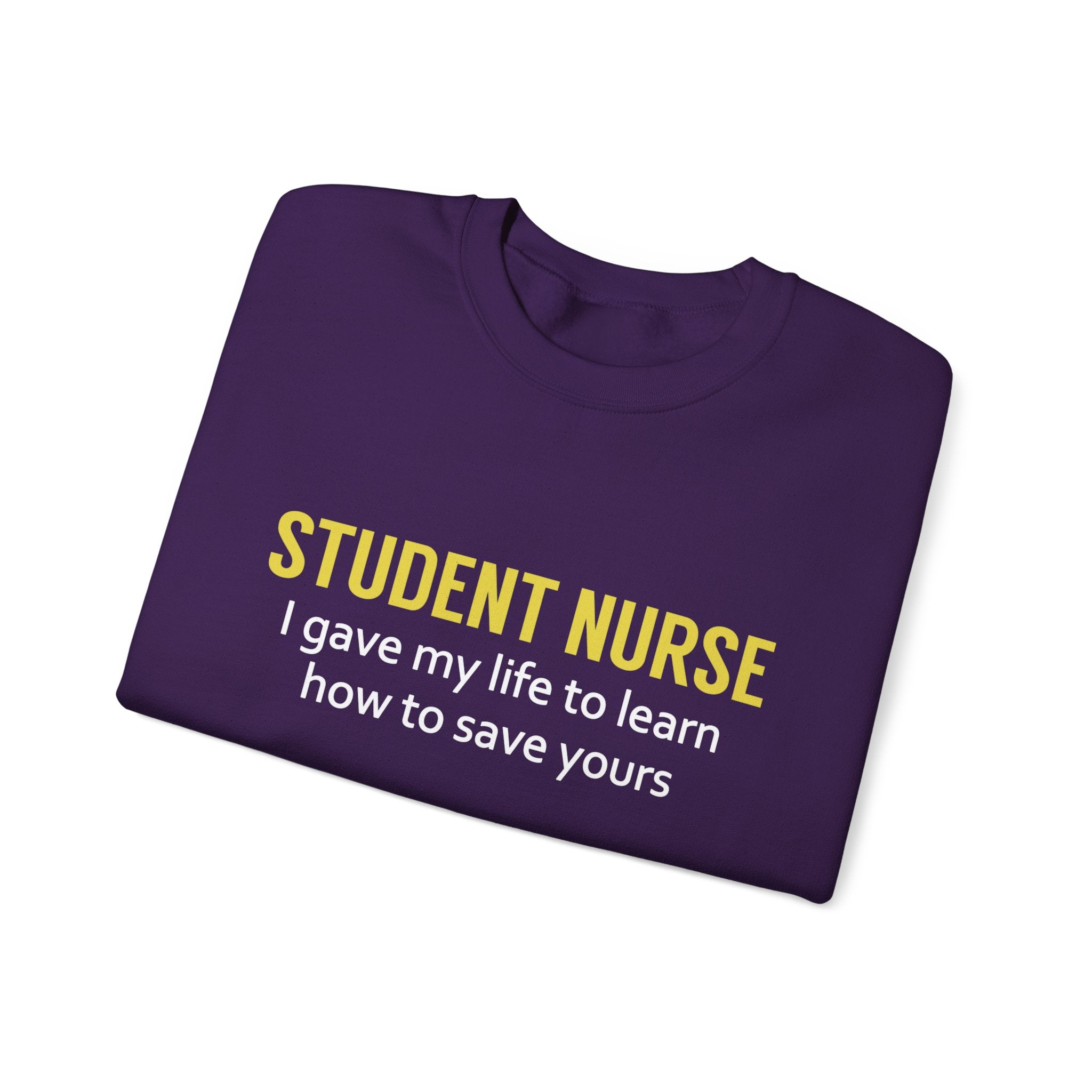 Sweat-shirt unisexe étudiant infirmière 