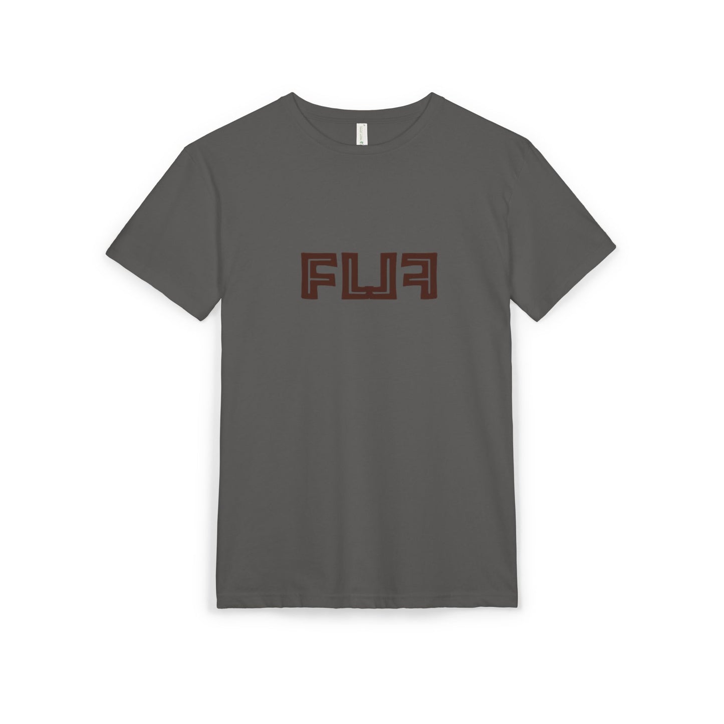 Stylish Unisex Sueded T-Shirt with Bold 'FLU' Graphic | Casual Wear, Gift Idea, Streetwear, Everyday Comfort, Fashion Statement