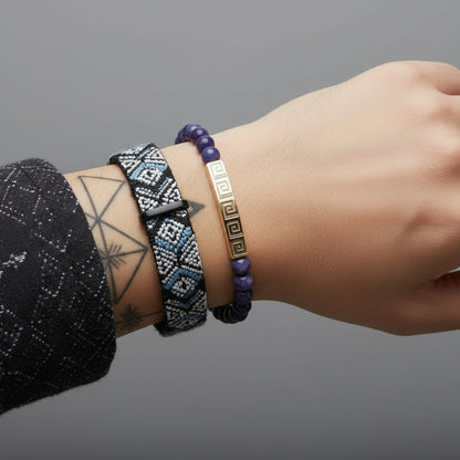 Bracelet Engraved with GL Design Printify