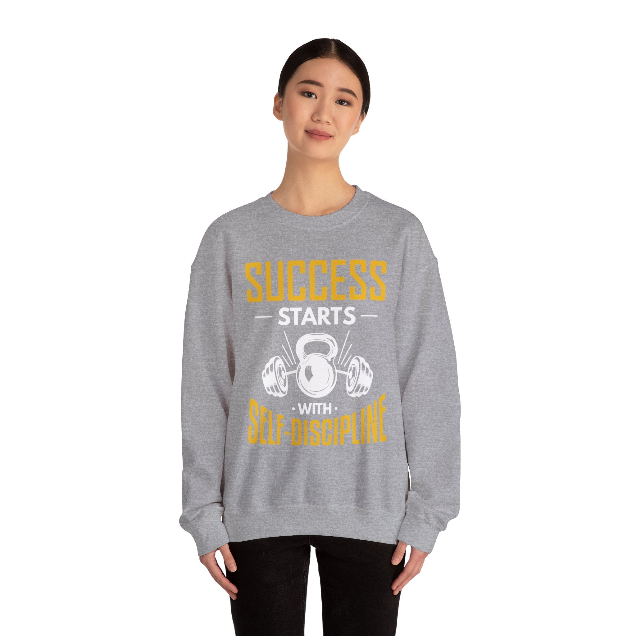Le succès commence par le sweat-shirt unisexe d’autodiscipline 