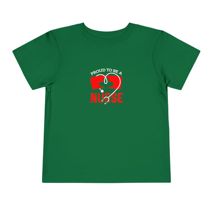 Fier d’être une infirmière T-shirt pour tout-petits 