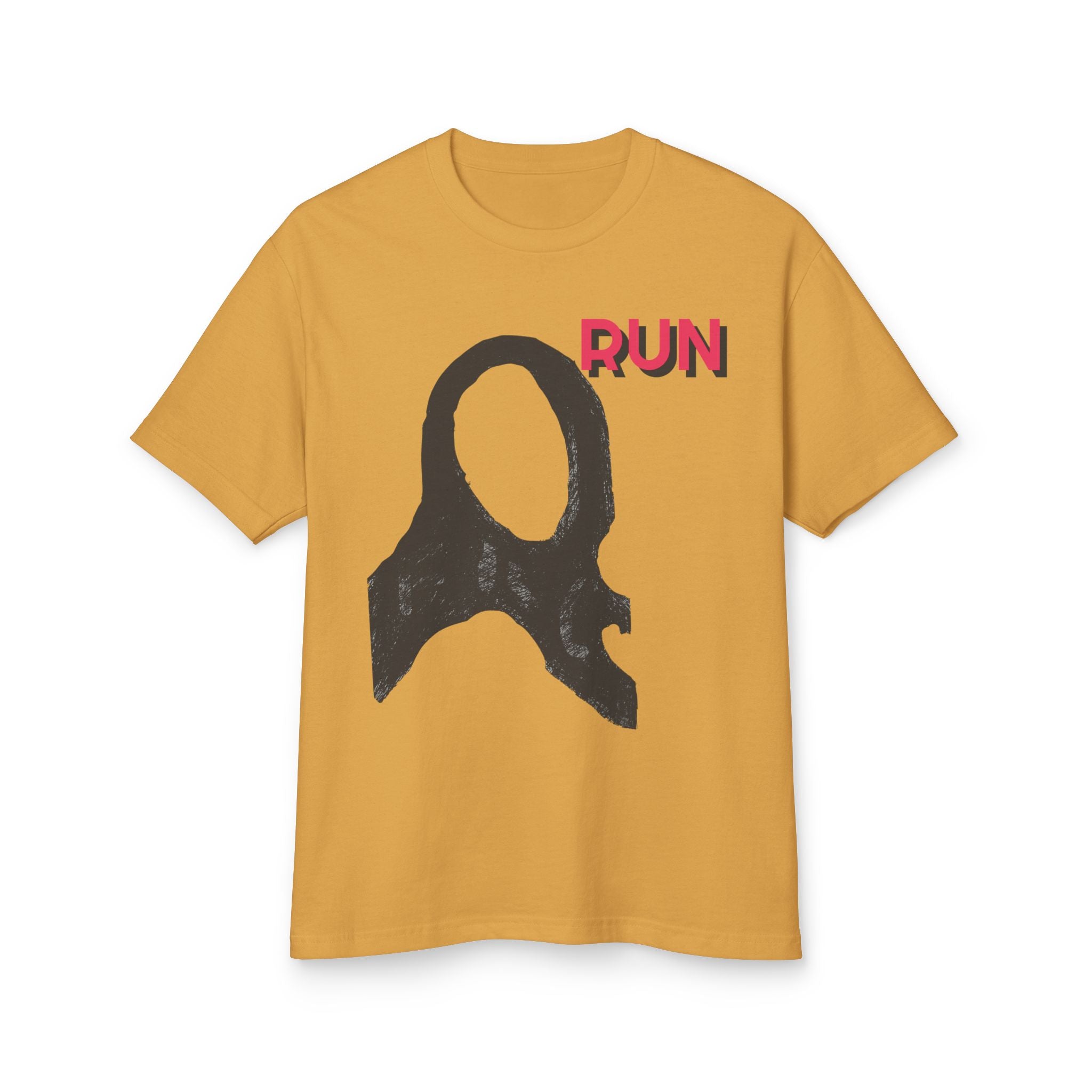 Casual Unisex Tee -  Run Graphic