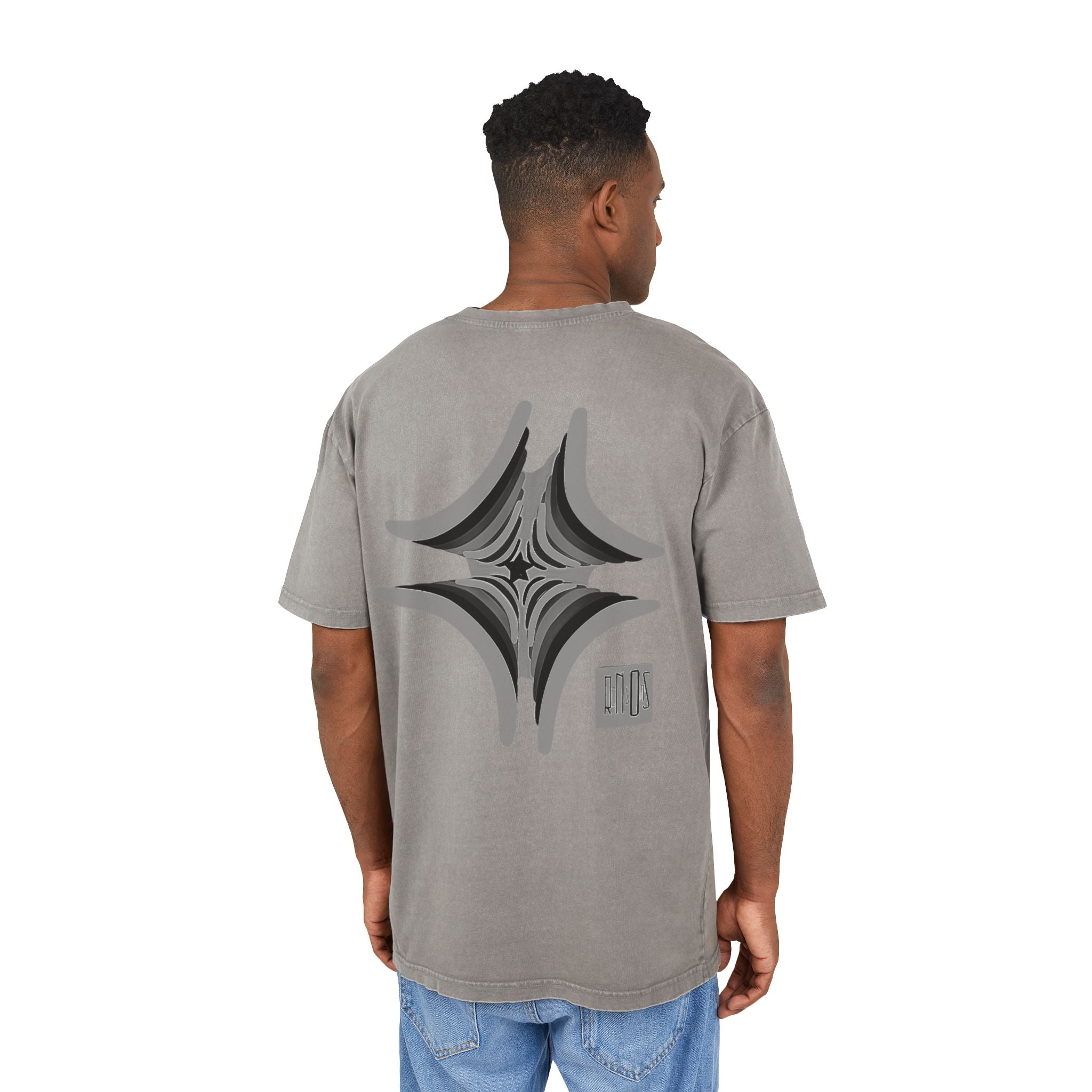 Unique Acid Washed Heavy Oversize Tee
