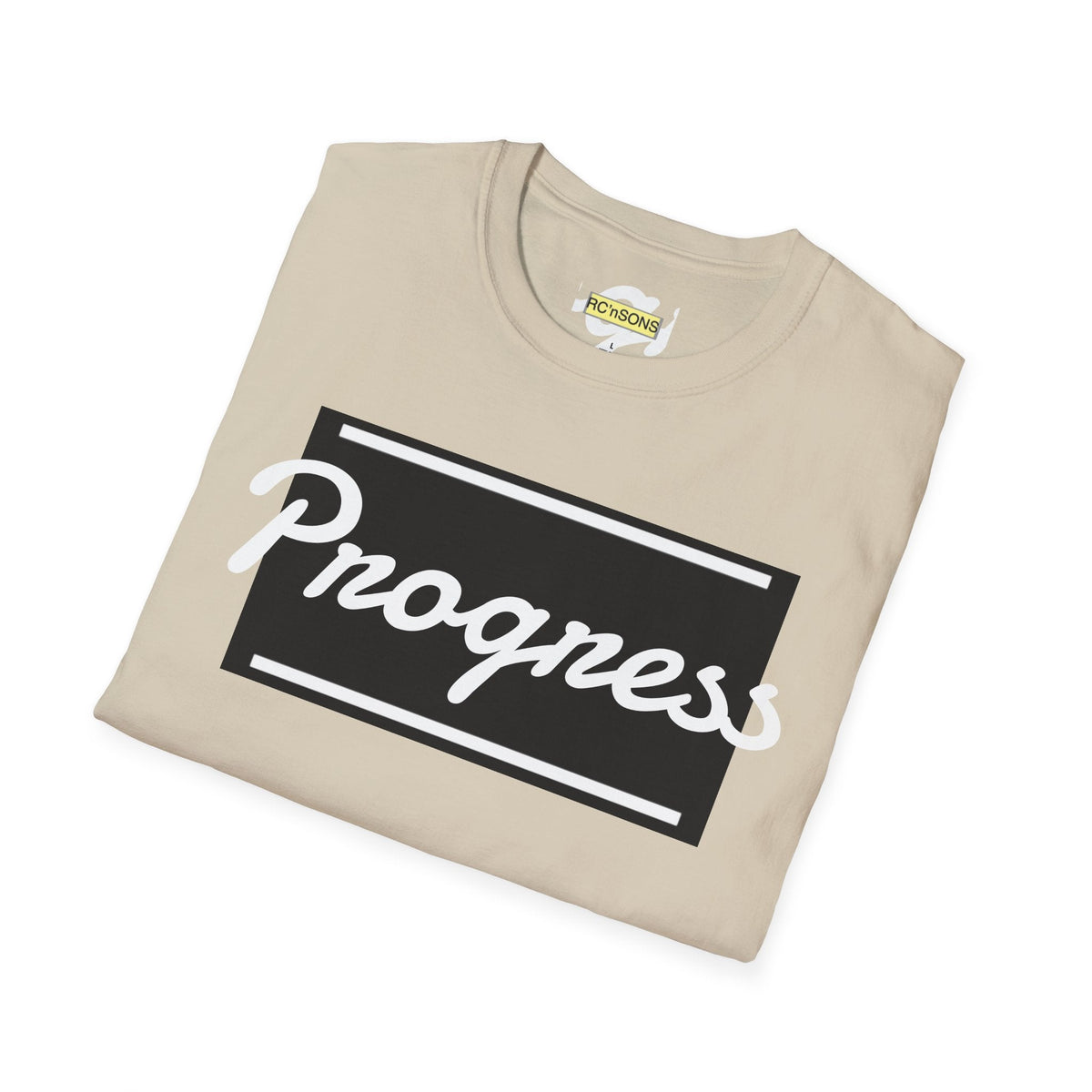 Motivational Unisex Softstyle T-Shirt | Progress Tee, Gift for Teens, Casual Wear, Workout Shirt, Inspirational Apparel Printify