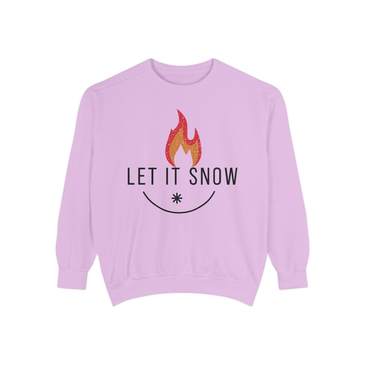 Let It Snow Unisex Garment-Dyed Sweatshirt