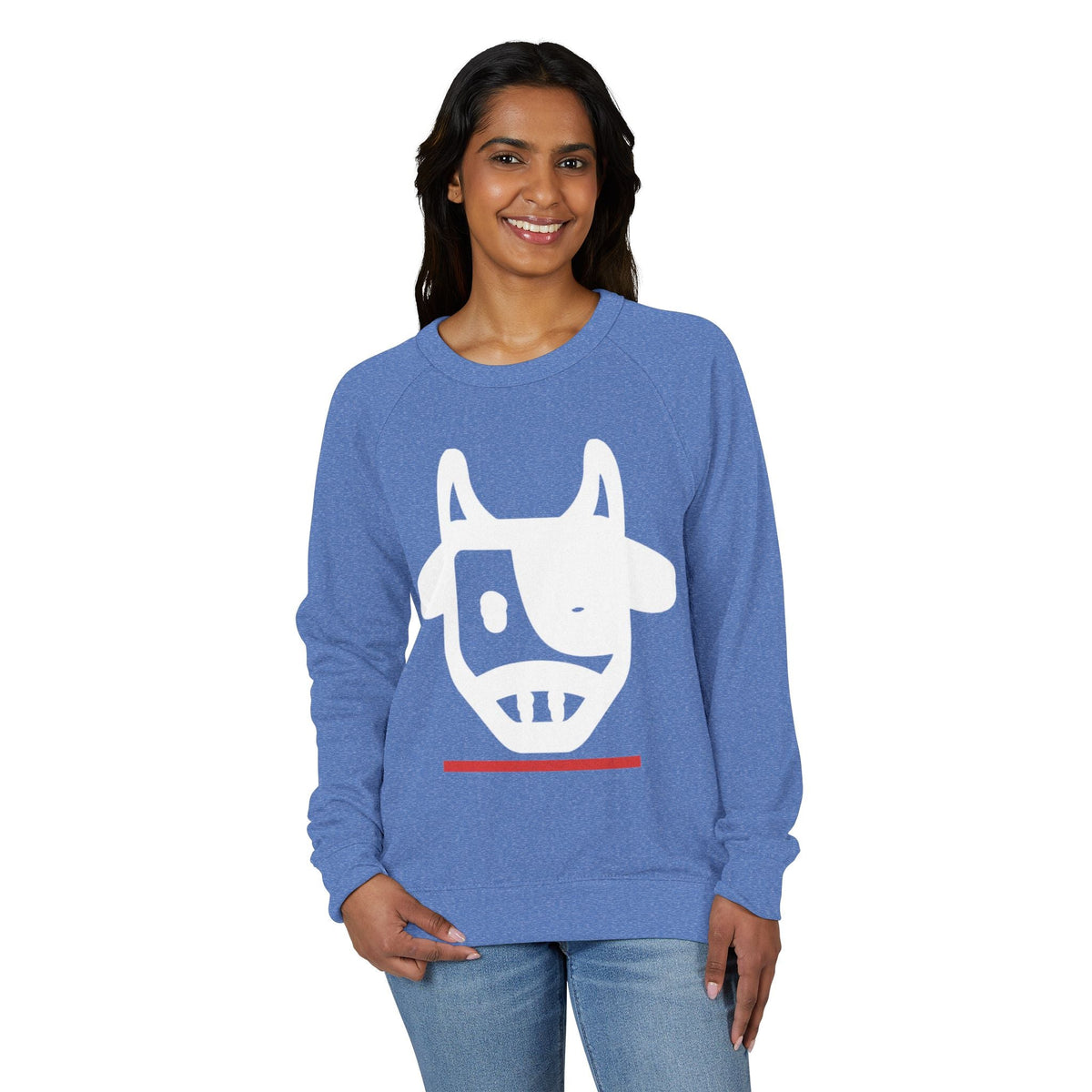 Raglan Crewneck Sweatshirt - Elegante Design Printify