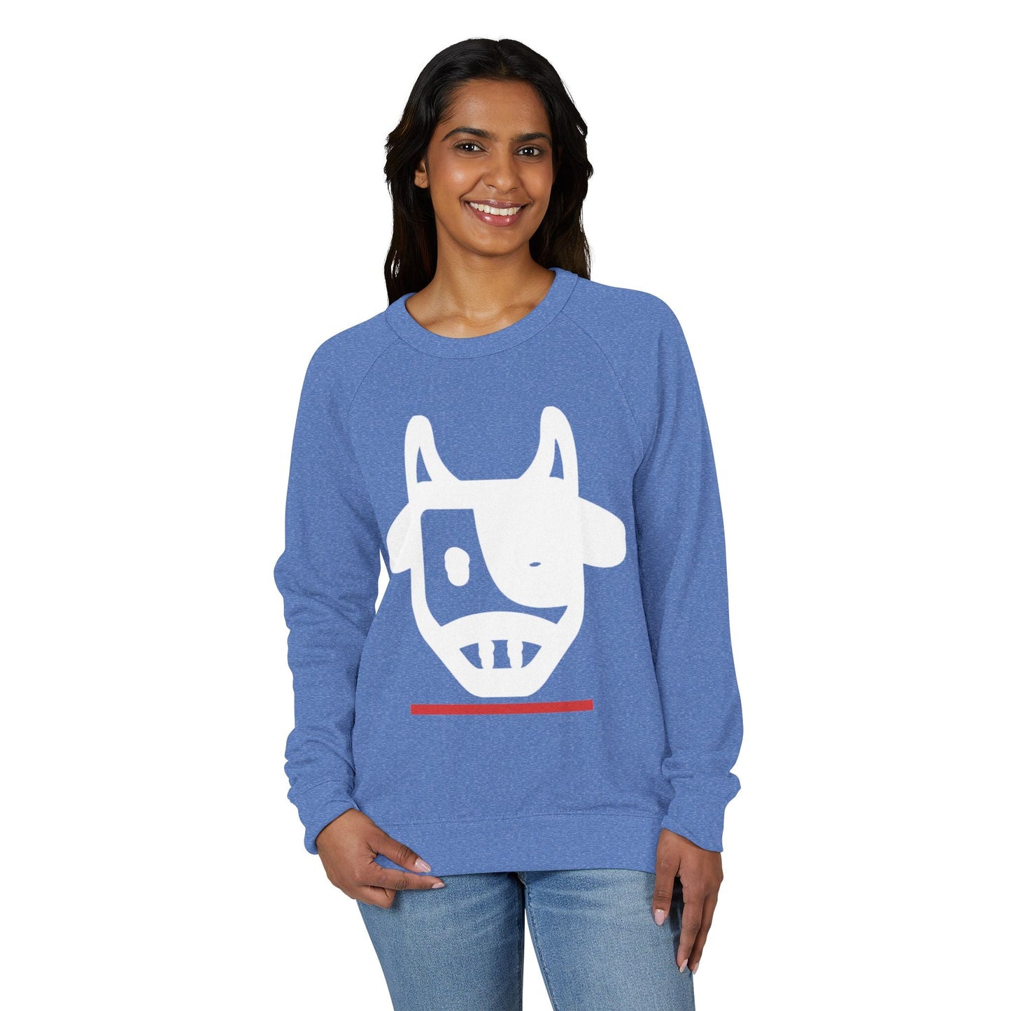 Raglan Crewneck Sweatshirt - Elegante Design Printify