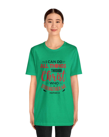 I Can Do All Things Trough Christ Unisex Tee - RC’nSONS