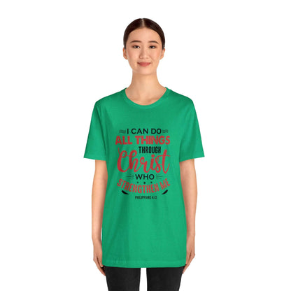 I Can Do All Things Trough Christ Unisex Tee - RC’nSONS