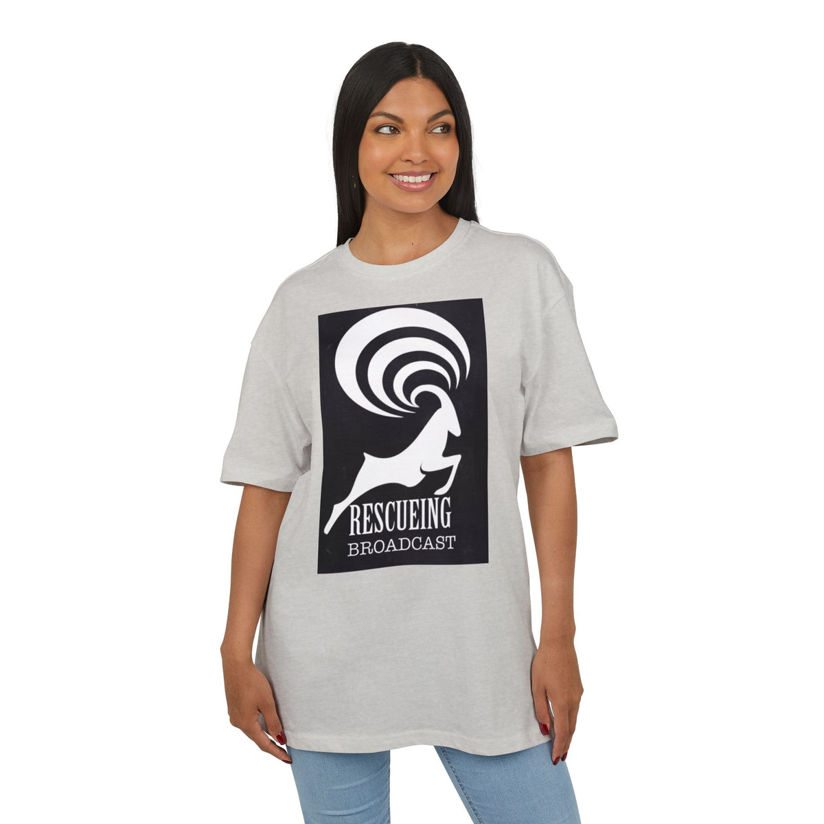 Oversize Tee - Rescuing Broadcast Bold