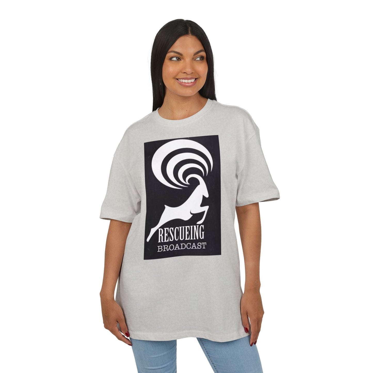 Oversize Tee - Rescuing Broadcast Bold