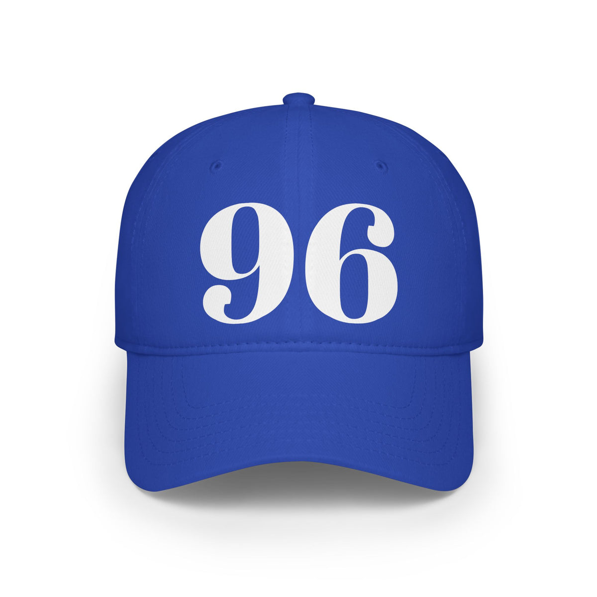 Vintage Red Baseball Cap with Bold '96' Design | Casual Sportswear