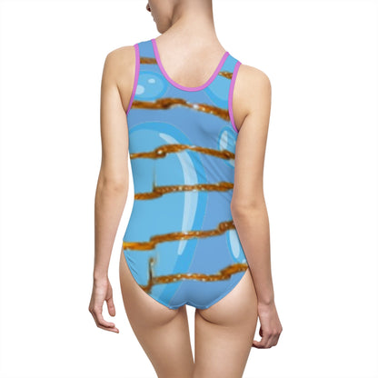 Classic One-Piece Swimsuit Printify