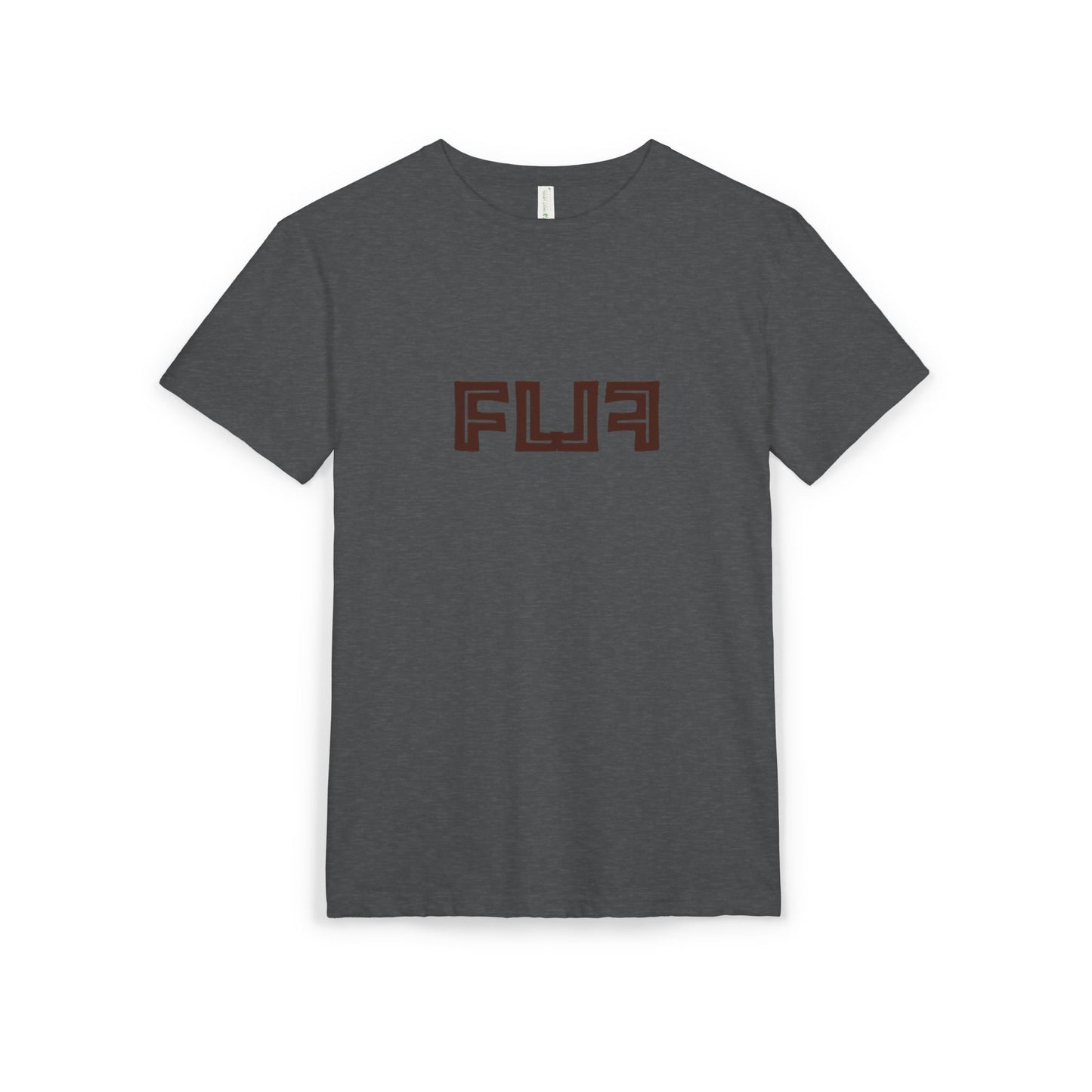 Stylish Unisex Sueded T-Shirt with Bold 'FLU' Graphic | Casual Wear, Gift Idea, Streetwear, Everyday Comfort, Fashion Statement