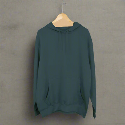 Fleece Hoodie with Quadrat Embroidery