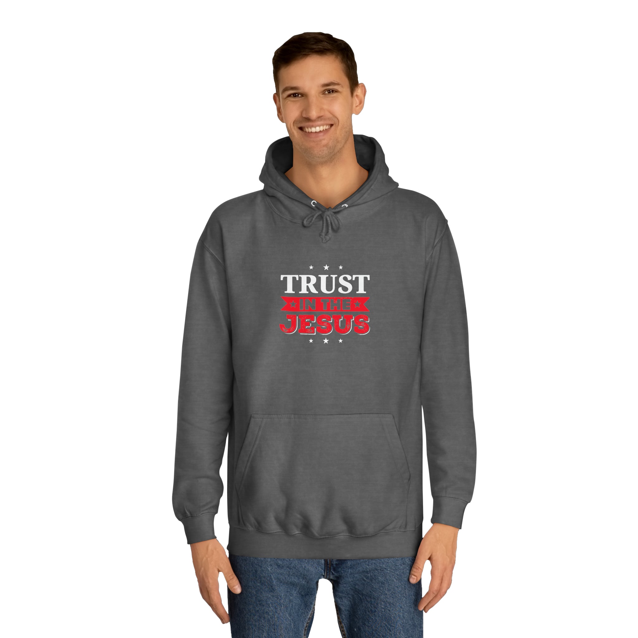 Faites confiance au sweat à capuche unisexe Jésus 