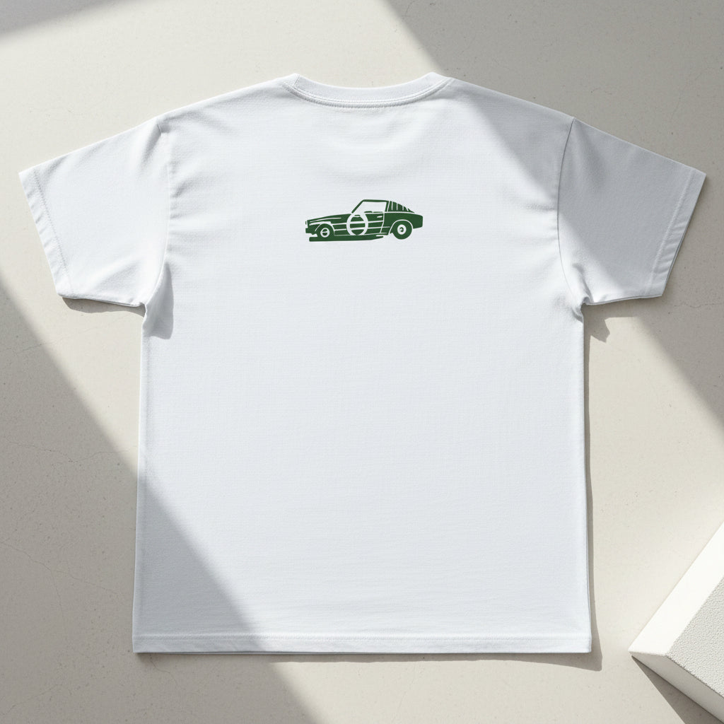 Retro Green Muscle Car Embroidered Cap