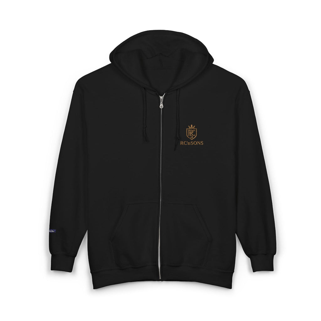 Cozy Unisex Zip-Up Hoodie with Modern Design for Everyday Wear, Cool Gift for Him or Her, Perfect for Fall & Winter Printify