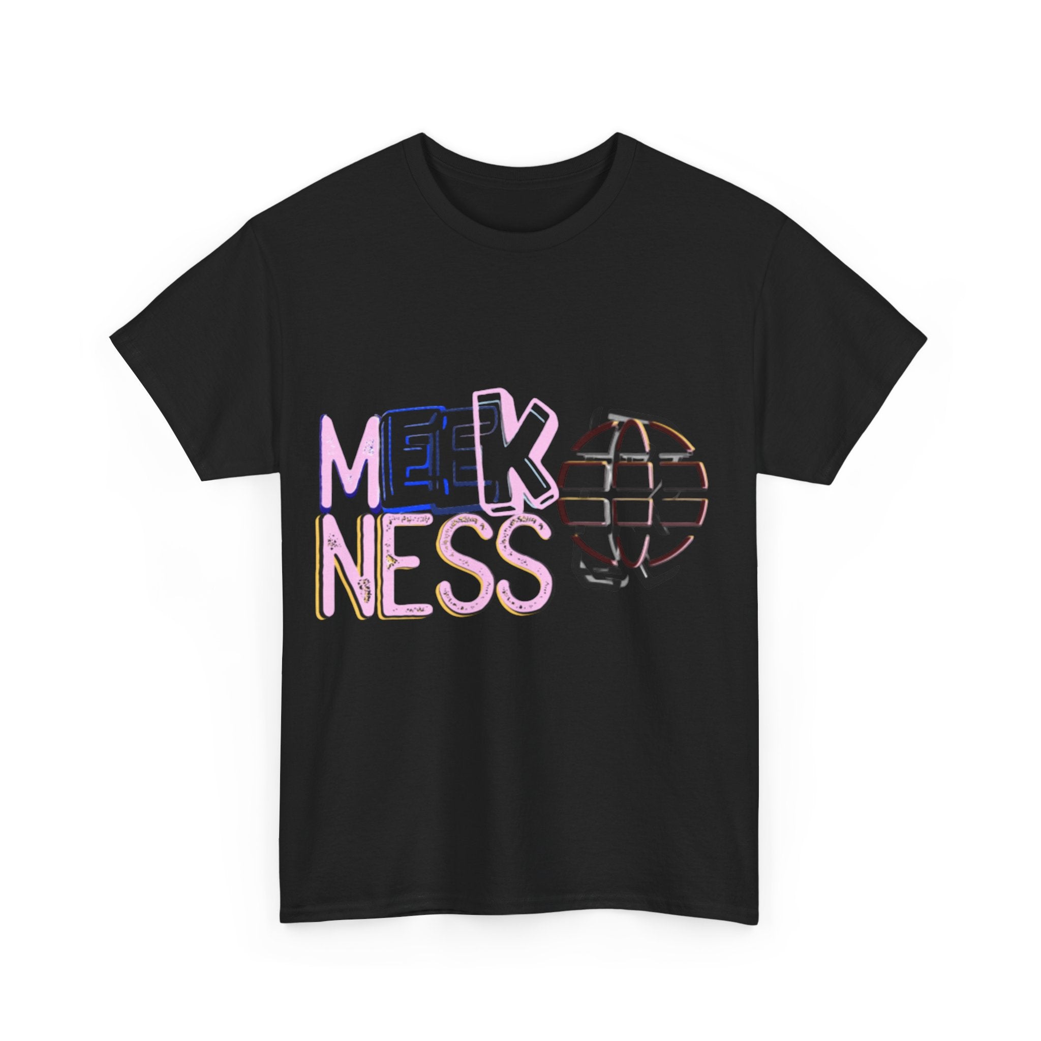 Unisex Heavy Cotton Tee - 'MEEKNESS' Graphic Shirt for Casual Wear
